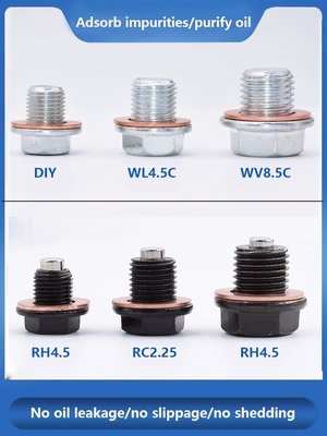 Μαγνητικό πετρέλαιο Pan Drain Bolt Plug M14x1.5 M12x2.25 για AC SCHNITZER X6 E71 SUV 08-14