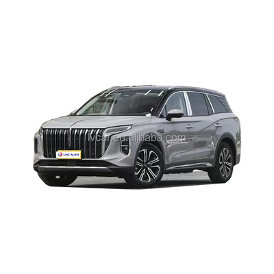 2024 HongQi HS7 μαύρο SUV μεσαίου μεγέθους με αριστερό σύστημα οδήγησης και χωρίς στέγη