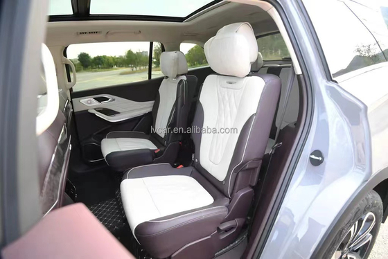 2024 HongQi HS7 μαύρο SUV μεσαίου μεγέθους με αριστερό σύστημα οδήγησης και χωρίς στέγη